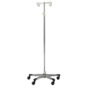 5-LEG ALUM BASE CHROME IV POLE