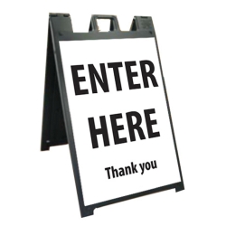A-FRAME SIGN & STAND 25