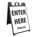 A-FRAME SIGN & STAND 25"W X 45