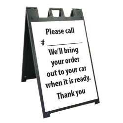 A-FRAME SIGN & STAND 25