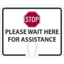 CONE TOP SIGN 12.63"W X 10.38"