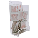 ACRYLIC MINI PPE DISPENSER W/