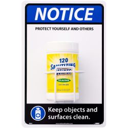 DISINFECTANT WIPE STATION