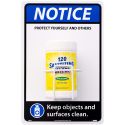 DISINFECTANT WIPE STATION