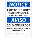 EMPLOYEES ONLY SIGN