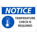 TEMPERATURE CHECK SIGN