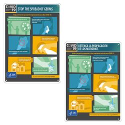 STOP THE SPREAD OF GERMS SIGN