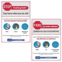 STAY HOME WHEN SICK SIGN