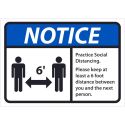SOCIAL DISTANCING SIGN