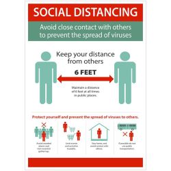 SOCIAL DISTANCING SIGN