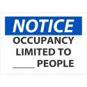 OCCUPANCY LIMIT SIGN