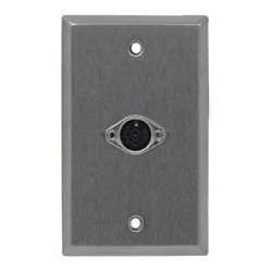 8-PIN DIN RECPTACLE, ON 1-GANG