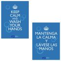 KEEP CALM WASH YOUR HANDS PSTR