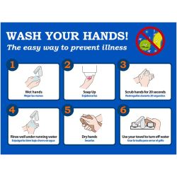 WASH YOUR HANDS POSTER