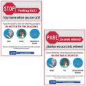 STAY HOME WHEN SICK POSTER