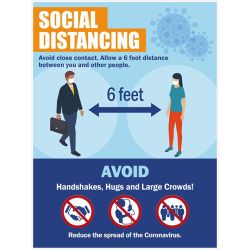 SOCIAL DISTANCING POSTER