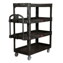 4-SHELF HVY-DTY UTILITY CART W