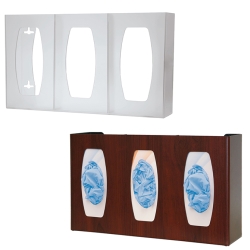 GLOVE BOX DISPENSER, TRIPLE