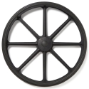 24" REAR WHEEL W/BEARING &
