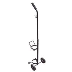 OXYGEN CYLINDER CART, BLACK
