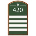 4-SLOT ROOM NUMBER SIGN