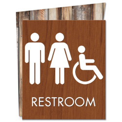UNISEX RESTROOM W/ ISA SYMBOL