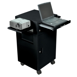 MULTIMEDIA CART W/ LOCKING