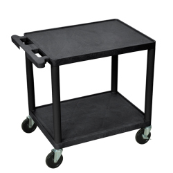 AV CART W/ 2 SHLVES & ELECTRIC