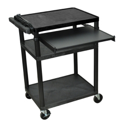 AV CART W/ 3 SHLVES, ELECTRIC