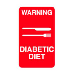 DIABETIC DIET SIGN