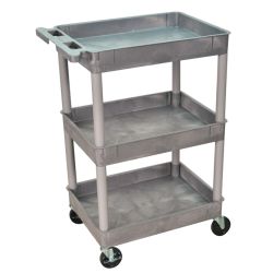 3 SHELF TUB CART W/ 4