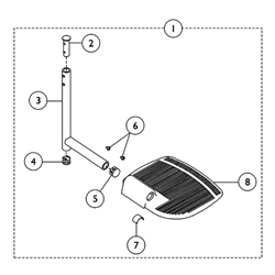 EXTRA LRGE FOOTPLATE, ALUMINUM