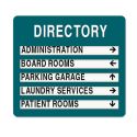 11.25"X12.5" 5 PANEL DIRECTORY