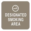 5.5" X 5.5" "DESIGNATED SMOKIN