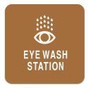 5.5" X 5.5" EYE WASH STATION W