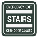 5.5"X5.5" GENERAL SIGN "EMERG