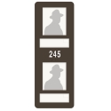 16.25" X6" 2 SLOT PICTURE SIGN
