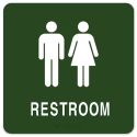 9" X 9" TOILET SIGN WITH