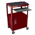 STEEL ADJ HEIGHT CART W/