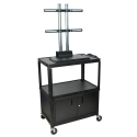 STEEL ADJ HGHT XTRA LG AV CART
