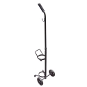 OXYGEN CYLINDER CART, BLACK