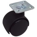 1-5/8" TWIN WHEEL CASTER W/