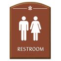 9.375" X 6.75" RESTROOM M/F
