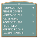 11.75" X 11.75" DIRECTIONAL