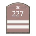 2-SLOT ROOM NUMBER SIGN
