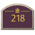 3.75" X 4.75" ROOM NUMBER SIGN