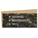 6" X 11.75" 3-LINE DIRECTIONAL