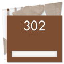 6" X 6" ROOM NUMBER SIGN