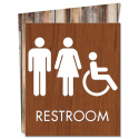 UNISEX RESTROOM W/ ISA SYMBOL