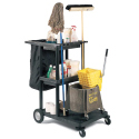 JANITOR CART - 3 SHELVES